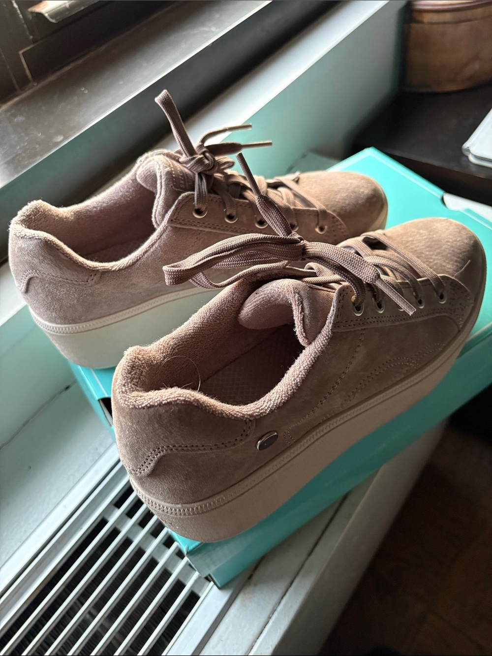 Sketchers Martha Stewart Collection Platform Sneakers